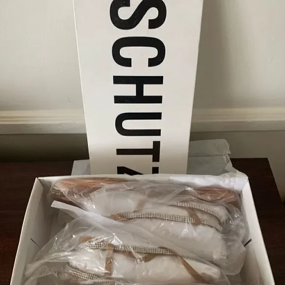 Schutz Women’s Abdullah leather thong flat wraps sandal size 6; 6,5 and 8,5 NiB - Picture 5 of 5